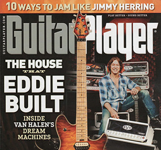EVH on the cover of Guitar Player magazine
